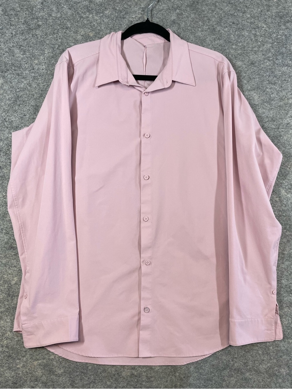 Lululemon Commission Pink Button Down Shirt Long Sleeve Minimalist Quiet Luxury